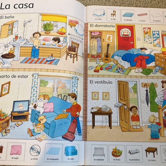 Softcover Usborne First Thousand Words in Spanish - Picture 5 of 10